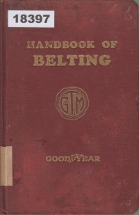 Image of Handbook of Belting; Buku Panduan Sabuk Penggerak