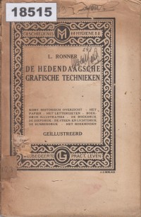 Image of De Hedendaagsche Grafische Technieken; Teknik Grafis Kontemporer