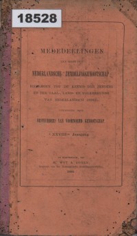 Image of Mededeelingen dari Wegen Het Nederlandsche Zendelinggenootschap; Kontribusi untuk Pengetahuan tentang Misi dan Bahasa, Tanah, serta Ilmu Pengetahuan Bangsa-Bangsa di Hindia Belanda