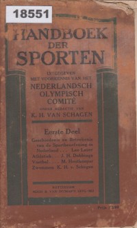 Image of Handboek der Sporten; Sejarah dan Pentingnya Olahraga di Belanda
