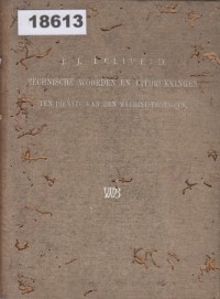 Image of Technische Woorden en Uitdrukkingen ten Dienst van den Machine-Technicus; Istilah dan Ungkapan Teknik untuk Kepentingan Teknisi Mesin