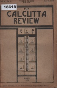 Image of The Calcutta Review; Tinjauan Calcutta