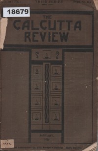 Image of The Calcutta Review; Ulasan Calcutta