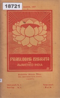 Image of Prabuddha Bharata or Awakened India; Prabuddha Bharata atau India yang Terjaga