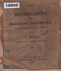 Image of Bloemlezing uit Maleische Geschriften; Pilihan dari Tulisan-Tulisan Melayu