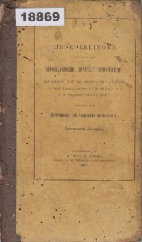 Image of Mededeelingen vanwege het Nederlandsche Zendingen Genootschap; Pemberitahuan dari Perhimpunan Misi Belanda