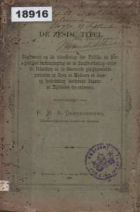 Image of De Zesde Titel; Judul Keenam