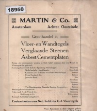Image of Martin & CO. Groothandel in Vloer-en Wandtegels Verglaasde Steenen Asbest Cementplaten; Martin & CO. Perdagangan Grosir Lantai dan Dinding Keramik, Batu Kaca, dan Pelat Semen Asbestos