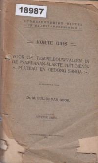 Image of Korte Gids voor de Tempelbouwallen in de Prambanan-Vlakte, het Dieng-Plateau en Gedong Sanga; Panduan Singkat untuk Reruntuhan Candi di Dataran Prambanan, Dataran Dieng, dan Gedong Sanga