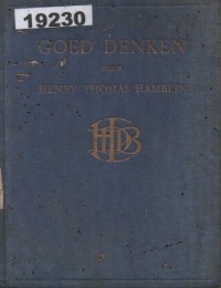 Image of Goed Denken; Pemikiran yang Baik