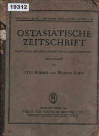 Image of Ostasiatische Zeitschrift; Jurnal Asia Timur