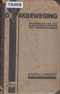 Image of De Vakbeweging; Gerakan Serikat Pekerja