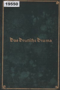 Image of Das Deutsche Drama; Drama Jerman