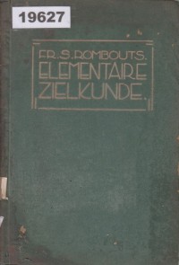 Image of Elementaire Zielkunde; Psikologi Dasar