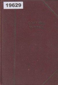 Image of Goethes Werke; Karya-Karya Goethe