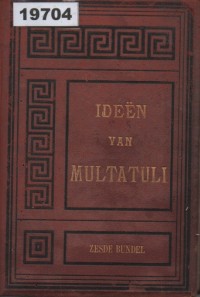 Image of Ideen van Multatuli; de-Ide dari Multatuli