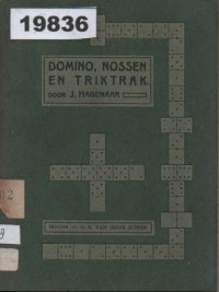 Image of Domino, Nossen en Triktrak; Permainan Domino, Nossen dan Trictack