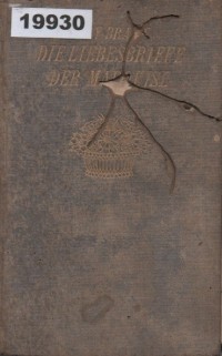 Image of Die Liebesbriefe der Marquise; Surat Cinta Sang Marquise