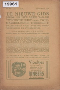 Image of De Nieuwe Gids; Panduan Baru