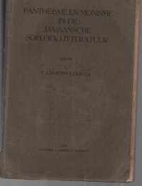 Image of Pantheisme en Monisme in de Javaansche Soeloek-Litteratuur; Panteisme dan Monisme dalam Sastra Suluk Jawa